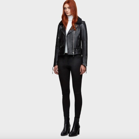 SOLD: RUDSAK MYTHOS WOMEN'S BIKER LEATHER JACKET NWOT - Picture 9 of 10